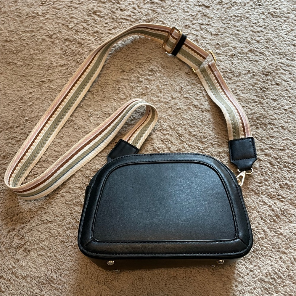 Stylish Black Crossbody Bag